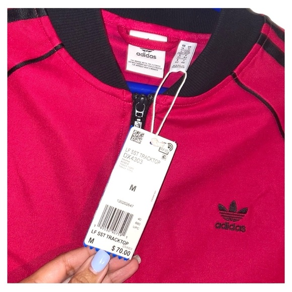 Adidas Women's Tracktop Track Jacket NWT Leoflage SST Size M - Picture 2 of 12